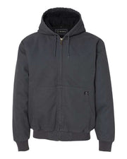 DRI DUCK 5020 Men's Cheyenne Boulder Cloth™ Hooded Jacket with Tricot Quilt Lining