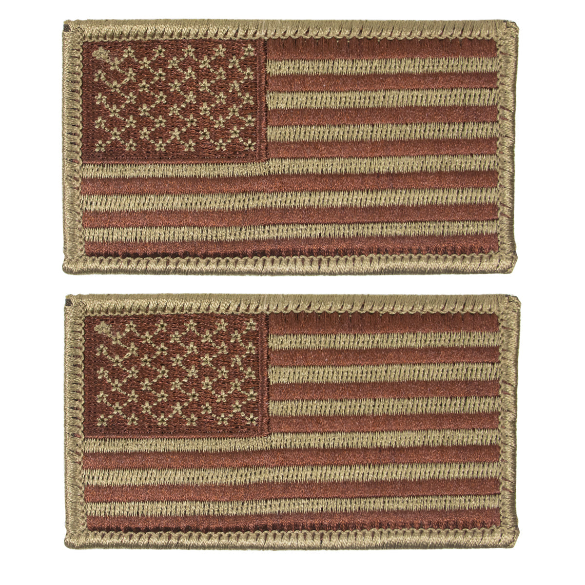 AIR FORCE FLAG PATCH: UNITED STATES OF AMERICA - OCP SPICE BROWN AND BAGBY GREEN FLAG FORWARD FACING WITH HOOK CLOSURE by Vanguard