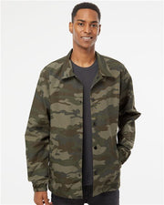Independent Trading Co. EXP99CNB Men's Water-Resistant Windbreaker Coach’s Jacket