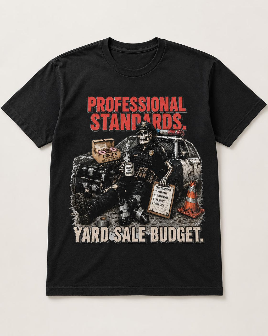 Police Officer Shirt, Professional Standards Budget Graphic Tee