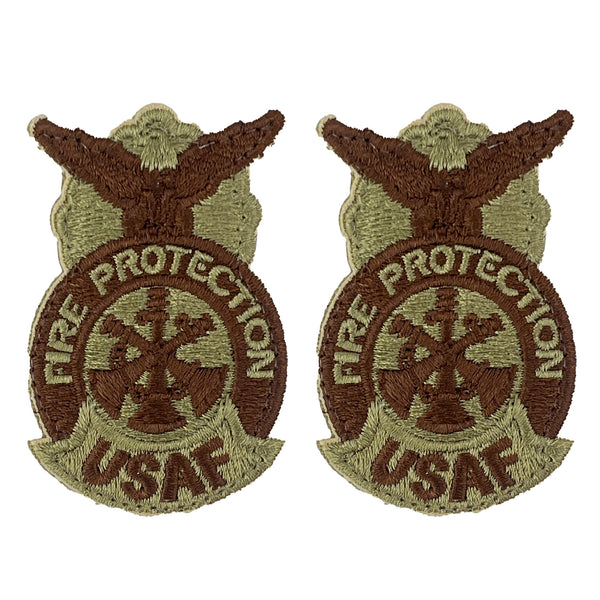 Vanguard Industries AIR FORCE PATCH: FIRE PROTECTION ASSISTANT CHIEF OCP WITH HOOK CLOSURE