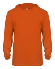 Badger 2105 Youth B-Core Hooded Long Sleeve T-Shirt