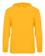Badger 2105 Youth B-Core Hooded Long Sleeve T-Shirt