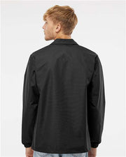 Independent Trading Co. EXP99CNB Men's Water-Resistant Windbreaker Coach’s Jacket