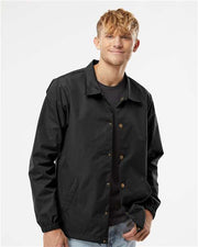 Independent Trading Co. EXP99CNB Men's Water-Resistant Windbreaker Coach’s Jacket
