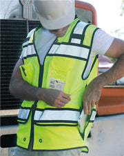 Kishigo S5004-5005 Unisex High-Performance Surveyors Vest