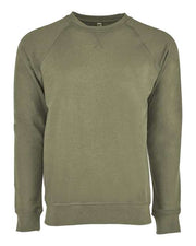 Next Level 9000 Unisex Laguna Raglan Crewneck Sweatshirt