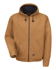 Red Kap JD20 Men's Blended Duck Zip-Front Hooded Jacket