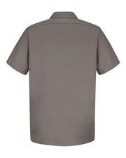 Red Kap SC40T Men's Tall Cotton Short Sleeve Uniform Shirt