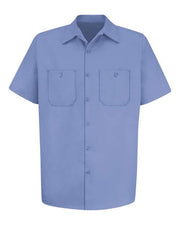 Red Kap SC40T Men's Tall Cotton Short Sleeve Uniform Shirt