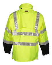 Kishigo RWJ100-101 Unisex Storm Stopper Pro Rainwear Jacket
