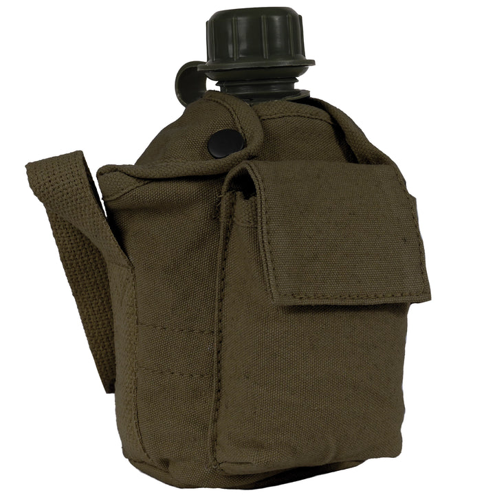 Rothco Vintage Canvas Carry-All Canteen Cover With Shoulder Strap