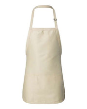 Q-Tees Q4250 Full-Length Apron with Pouch Pocket