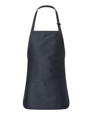 Q-Tees Q4250 Full-Length Apron with Pouch Pocket
