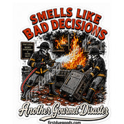 Choose Your Design - 2 Inch Waterproof Dark Humor Firefighter Stickers
