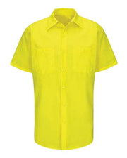 Red Kap SY24 Men's Enhanced & Hi-Visibility Work Shirt