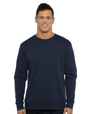 Next Level 9001 Unisex Santa Barbara Pocket Crewneck Sweatshirt
