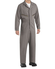 Red Kap CC18EXT Men's Extended Sizes Zip-Front Cotton Coverall