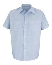 Red Kap SL20T Men's Tall Industrial Stripe Work Shirt