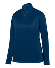 Augusta Sportswear 5509 Women's Wicking Fleece Quarter-Zip Pullover