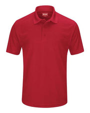 Red Kap SK96 Men's Short Sleeve Performance Knit Pocketless Core Polo