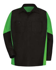 Red Kap SY10 Men's Long Sleeve Automotive Crew Shirt