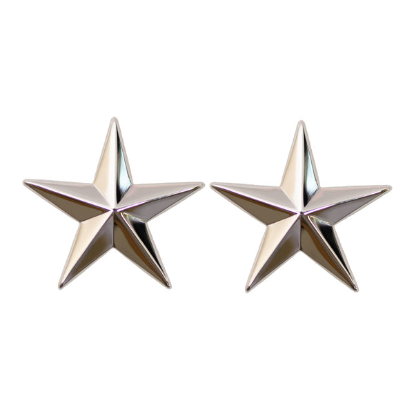Vanguard Industries OFFICER STARS: BRIGADIER GENERAL NICKEL PLATED 1