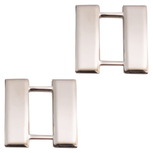 Vanguard Industries MINIATURE COLLAR DEVICE: DOUBLE BAR SILVER
