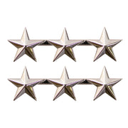 Vanguard Industries MINIATURE COLLAR DEVICE: 3 STAR SILVER