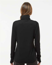 J. America 8433 Women’s Omega Stretch Quarter-Zip Pullover