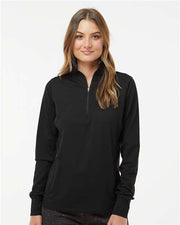 J. America 8433 Women’s Omega Stretch Quarter-Zip Pullover