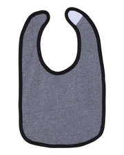Rabbit Skins 1004 Infant Contrast Trim Premium Jersey Bib