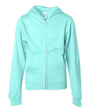 Independent Trading Co. SS4001YZ Youth Midweight Full-Zip Hooded Sweatshirt