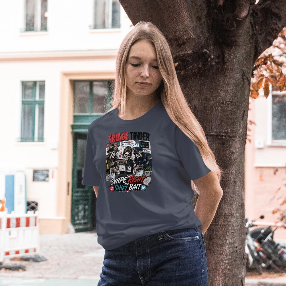 Triage Tinder Shirt, Funny Nurse First Responder Dating Tee