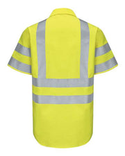 Red Kap SY24T Men's Tall Enhanced & Hi-Visibility Work Shirt
