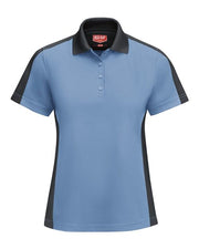 Red Kap SK53 Women's Performance Knit Two-Tone Polo