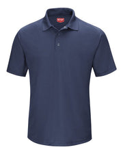 Red Kap SK74 Men's Performance Knit Gripper-Front Polo