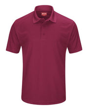 Red Kap SK96 Men's Short Sleeve Performance Knit Pocketless Core Polo