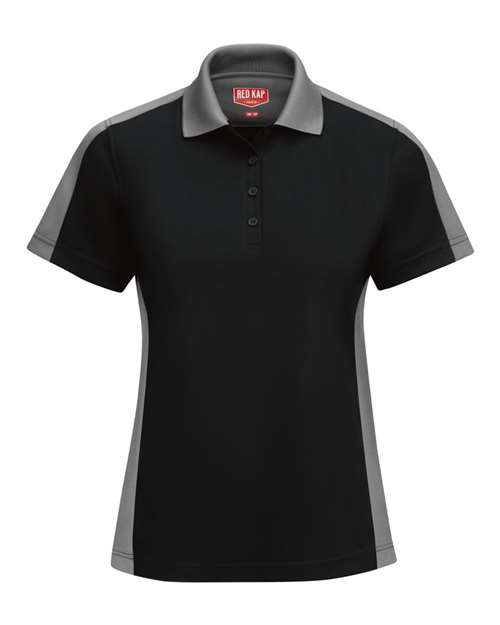 Red Kap SK53 Women's Performance Knit Two-Tone Polo