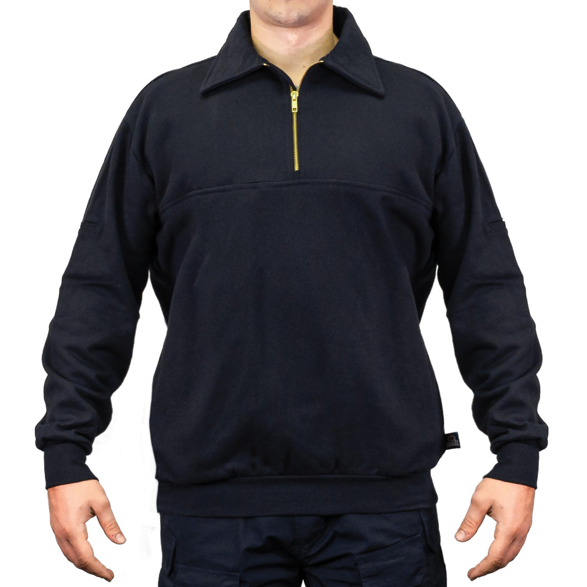 GAME 811 The Self Material Collar Job Shirt — Embroidery Ready