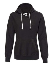 J. America 8694 Women’s French Terry Sport Lace Scuba Hooded Sweatshirt