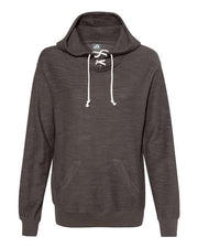 J. America 8694 Women’s French Terry Sport Lace Scuba Hooded Sweatshirt