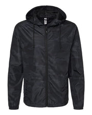 Independent Trading Co. EXP54LWZ Men's Lightweight Windbreaker Full-Zip Jacket