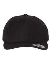 YP Classics 5789M Premium Five-Panel Curved Bill Snapback Cap
