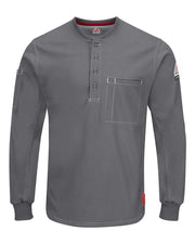 Bulwark QT40T Men's Tall iQ Series® Plus Long Sleeve Henley