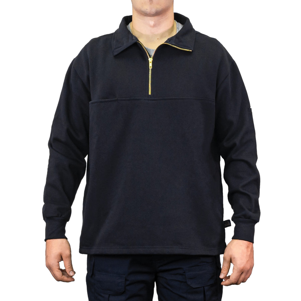 GAME 8270 Patriot Open Bottom Job Shirt - Navy