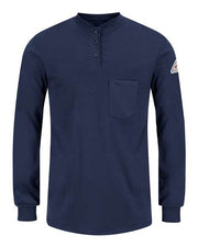Bulwark SEL3 Women's Long Sleeve Tagless Henley Shirt