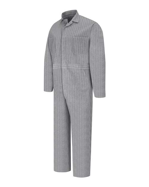 Red Kap CC16EXT Men's Extended Sizes Button-Front Cotton Coveral