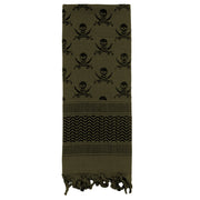 Rothco Skulls Shemagh Tactical Desert Keffiyeh Scarf