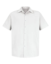 Red Kap SP26T Men's Tall Specialized Short Sleeve Pocketless Work Shirt